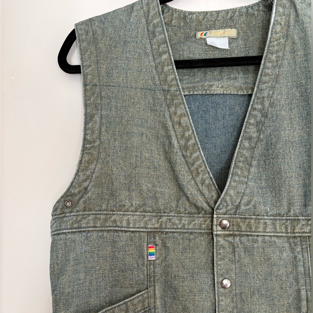 Vintage Denim Vest - Picture 2 of 6